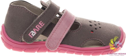 Fare Bare sandals Grey / Pink