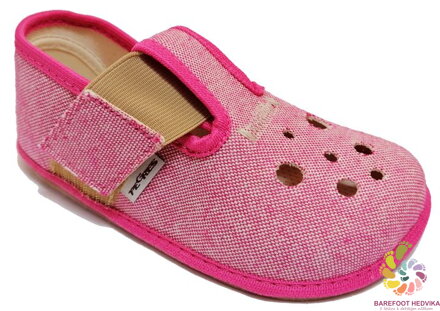 Pegres slippers pink with openings 